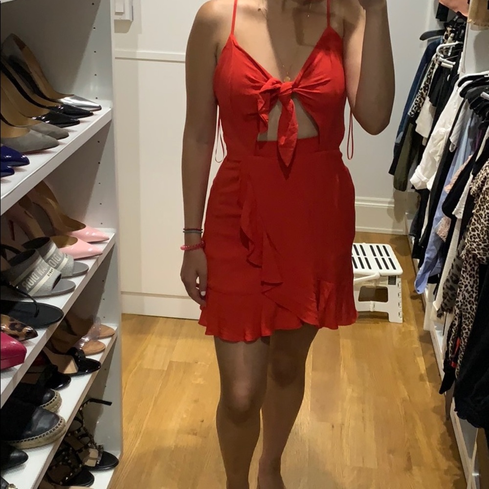 Red Cotton Candy LA dress